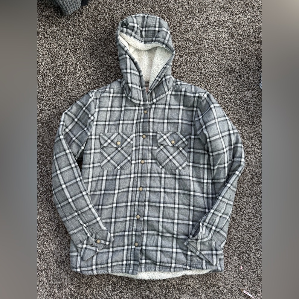 Wind River fleece lined flannel jacket - like new